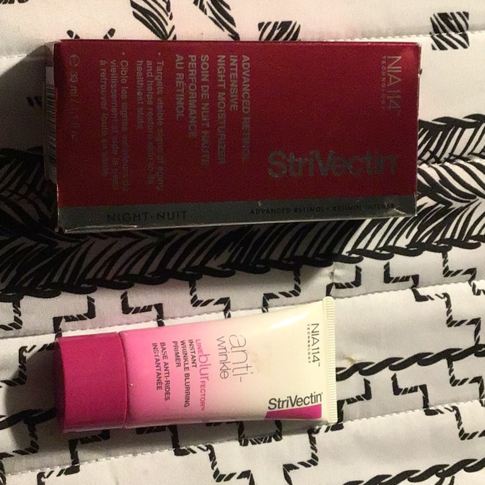 StriVectin retinol moisturizer and StriVectin anti wrinkle